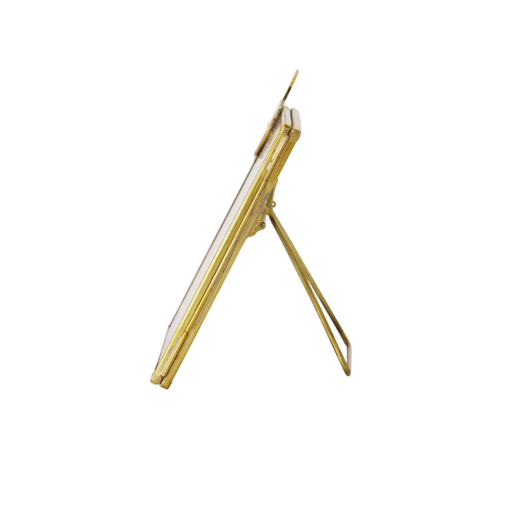 ZUSSS FOTOLIJSTJE METAAL VOGELTJE GOUD