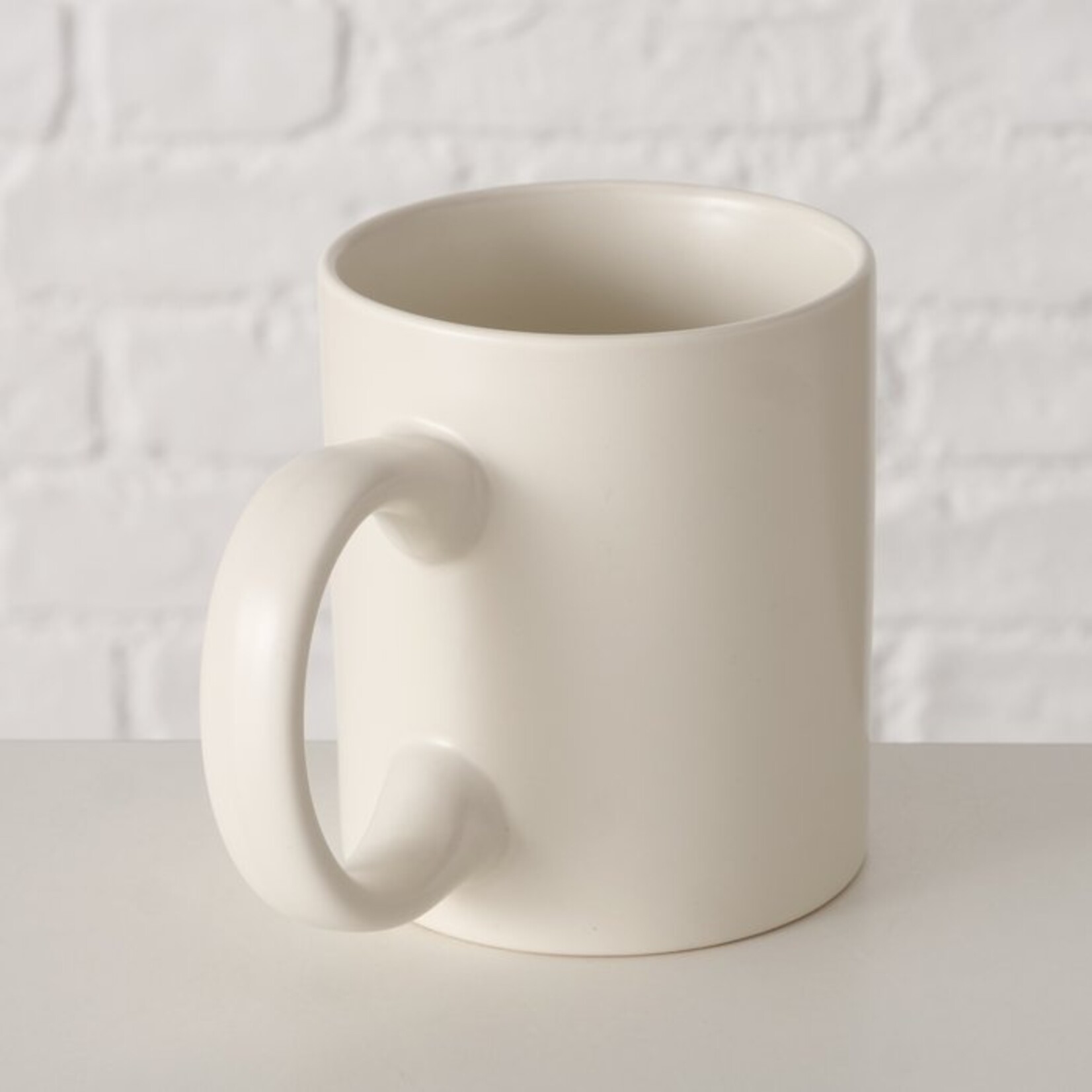 BEKER BOO 280ML ZWART/WIT