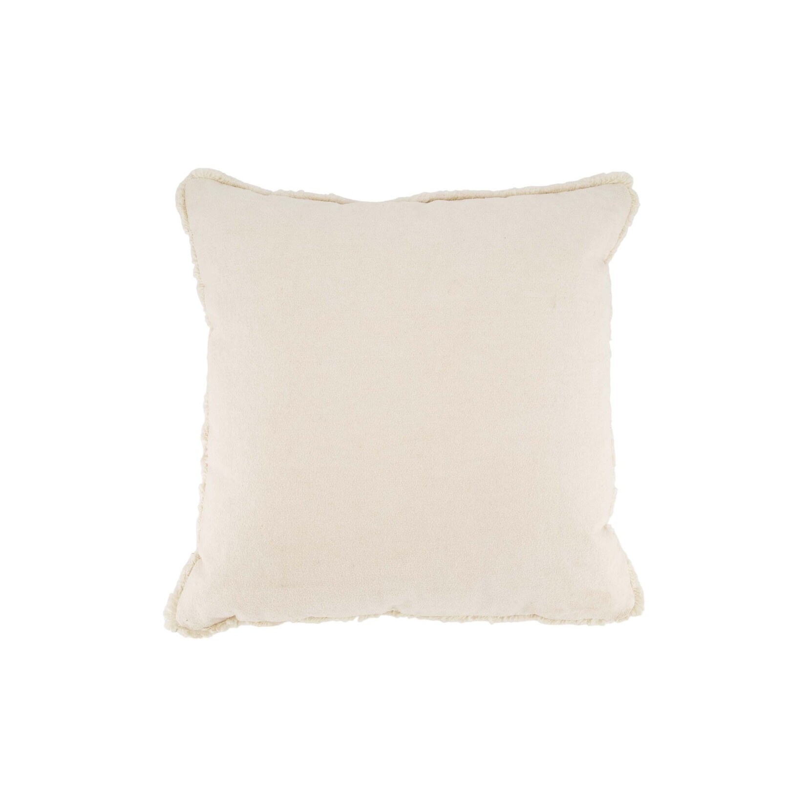 ZUSSS KUSSEN VELVET HARTJES 45X45CM OFF WHITE