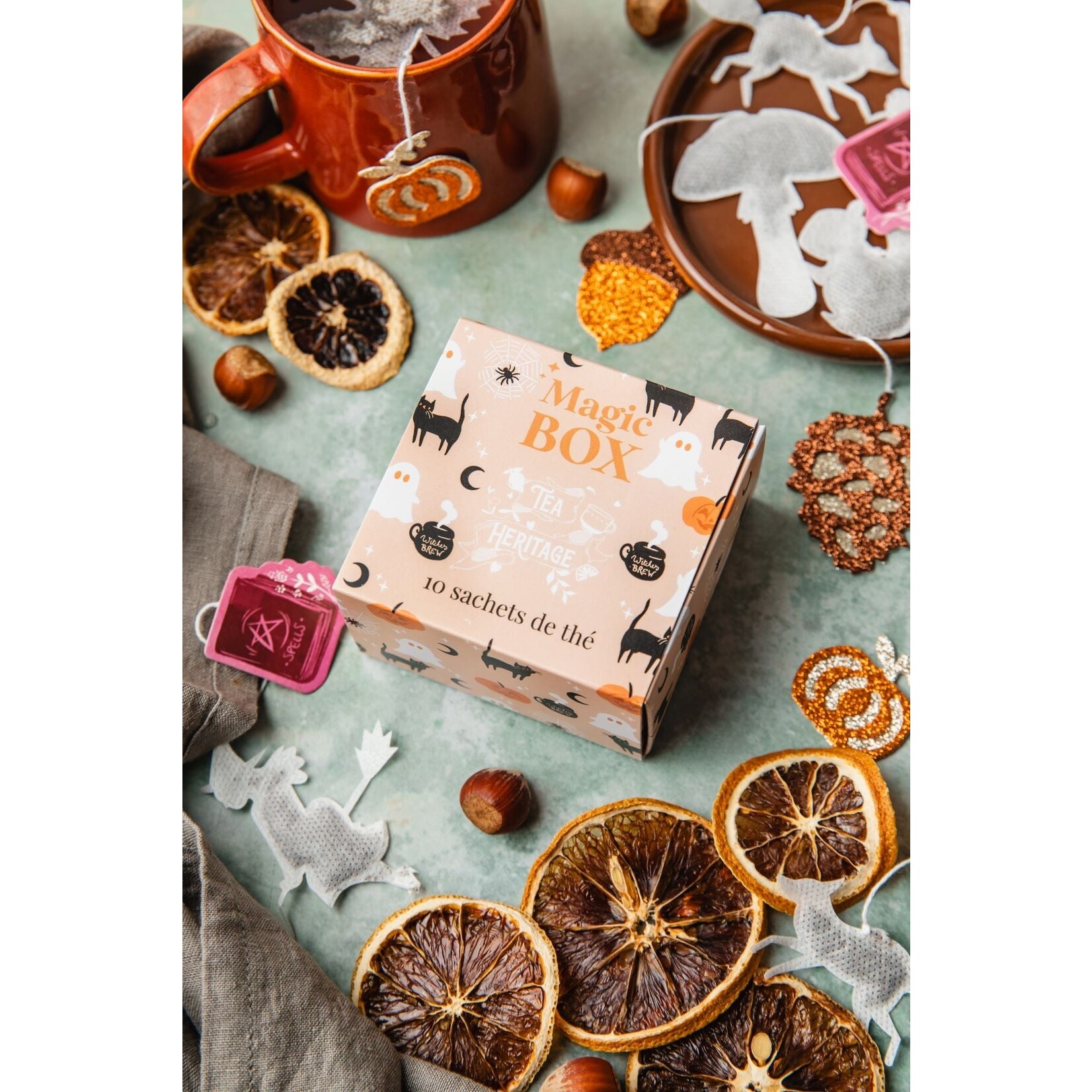 TEA HERITAGE HALLOWEENBOX - 10 ZAKJES BIOLOGISCHE  ROOIBOS