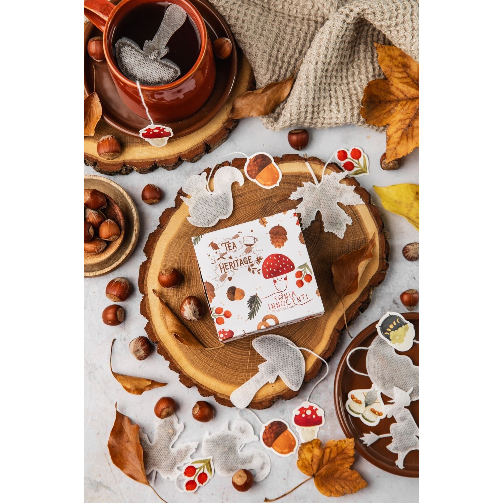 TEA HERITAGE HERFSTBOX - 10 ZAKJES BIOLOGISCHE THEE EN ROOIBOS