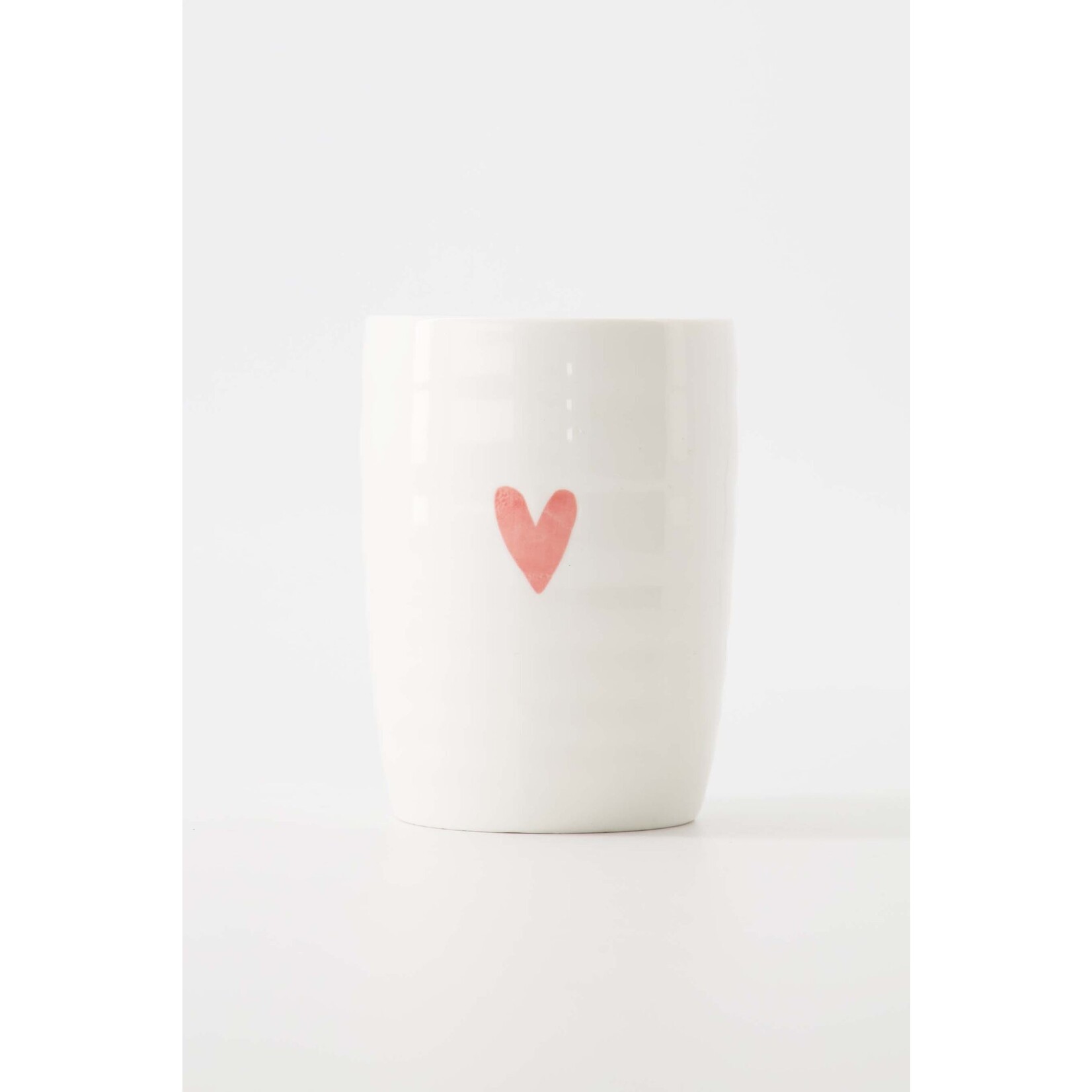 ZUSSS KOFFIEMOK HARTJE WIT/ROZE