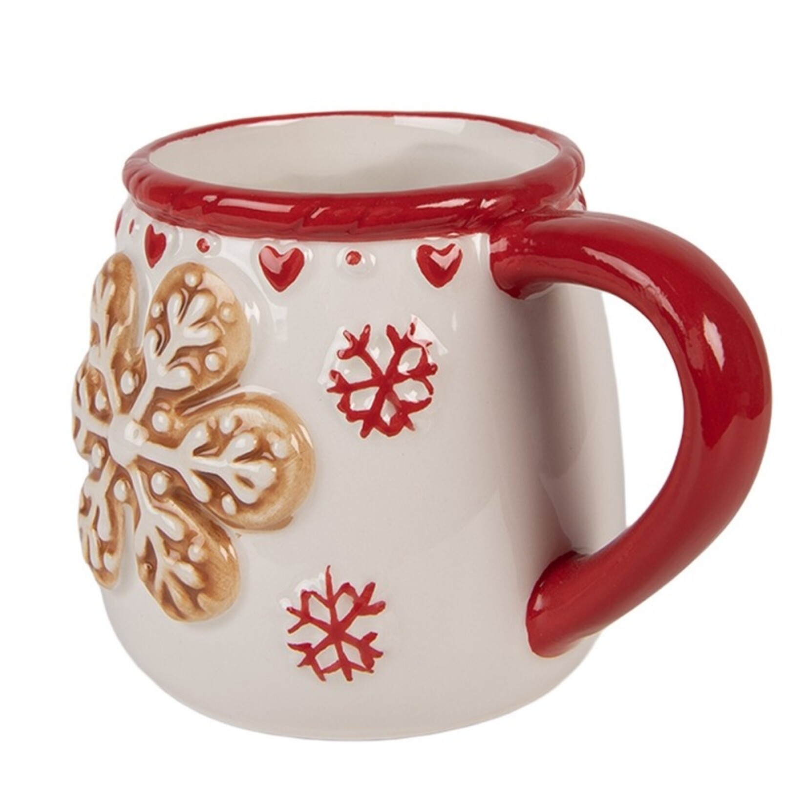 Clayre & Eef MOK SNEEUWVLOK 6CEMU0209