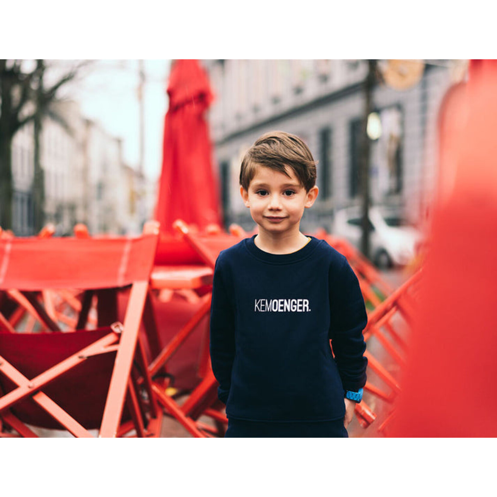 KLEIR SWEATER KEMOENGER BLAUW 7-8