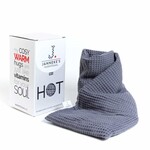 WARMTESJAAL WAFELSTOF GRIJS