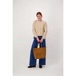 ZUSSS SUEDE SHOPPER CARAMEL