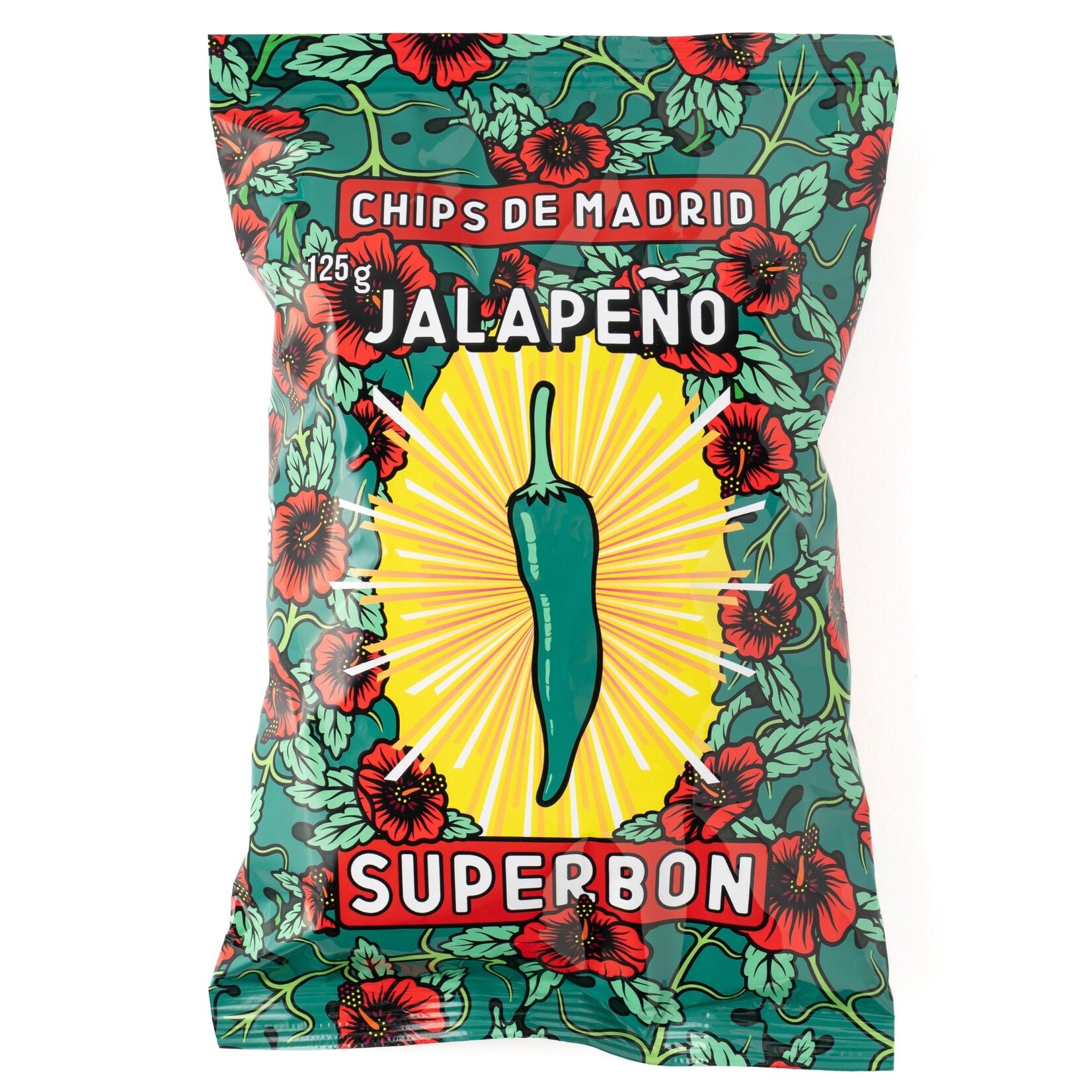 SUPERBON CHIPS - JALAPENO 125G