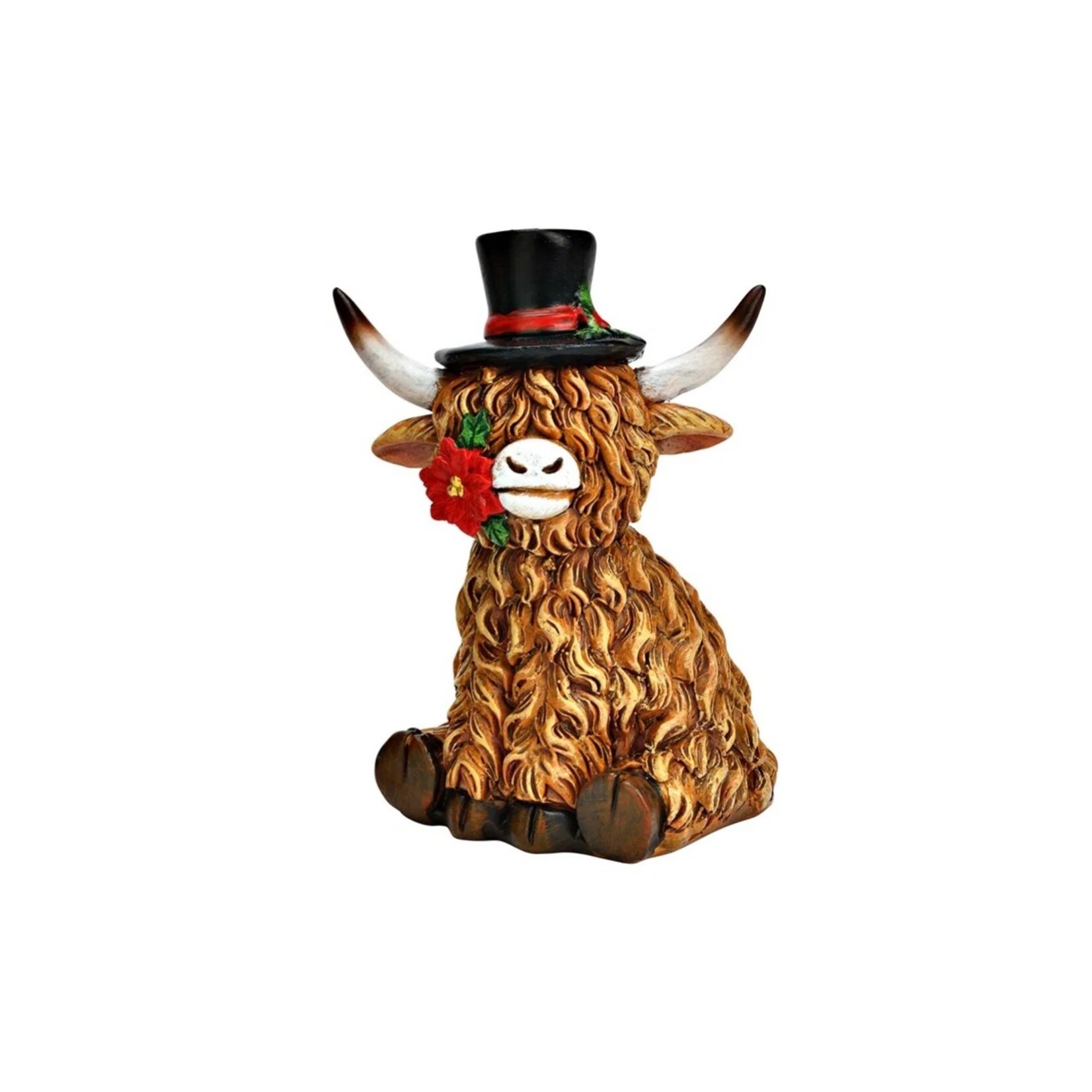 WURM KOE HIGHLAND MET HOED KERST