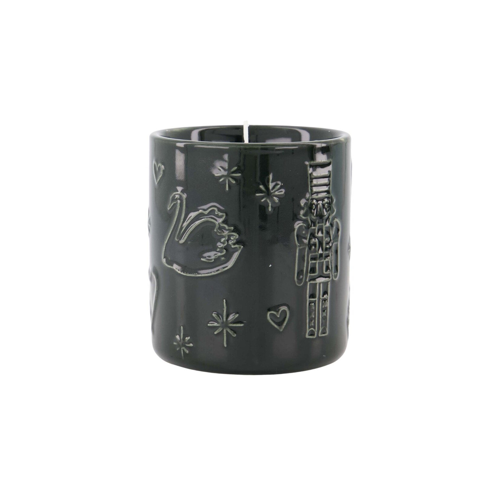 ZUSSS GEURKAARS KERAMIEK TIME TO SPARKLE DONKERGROEN