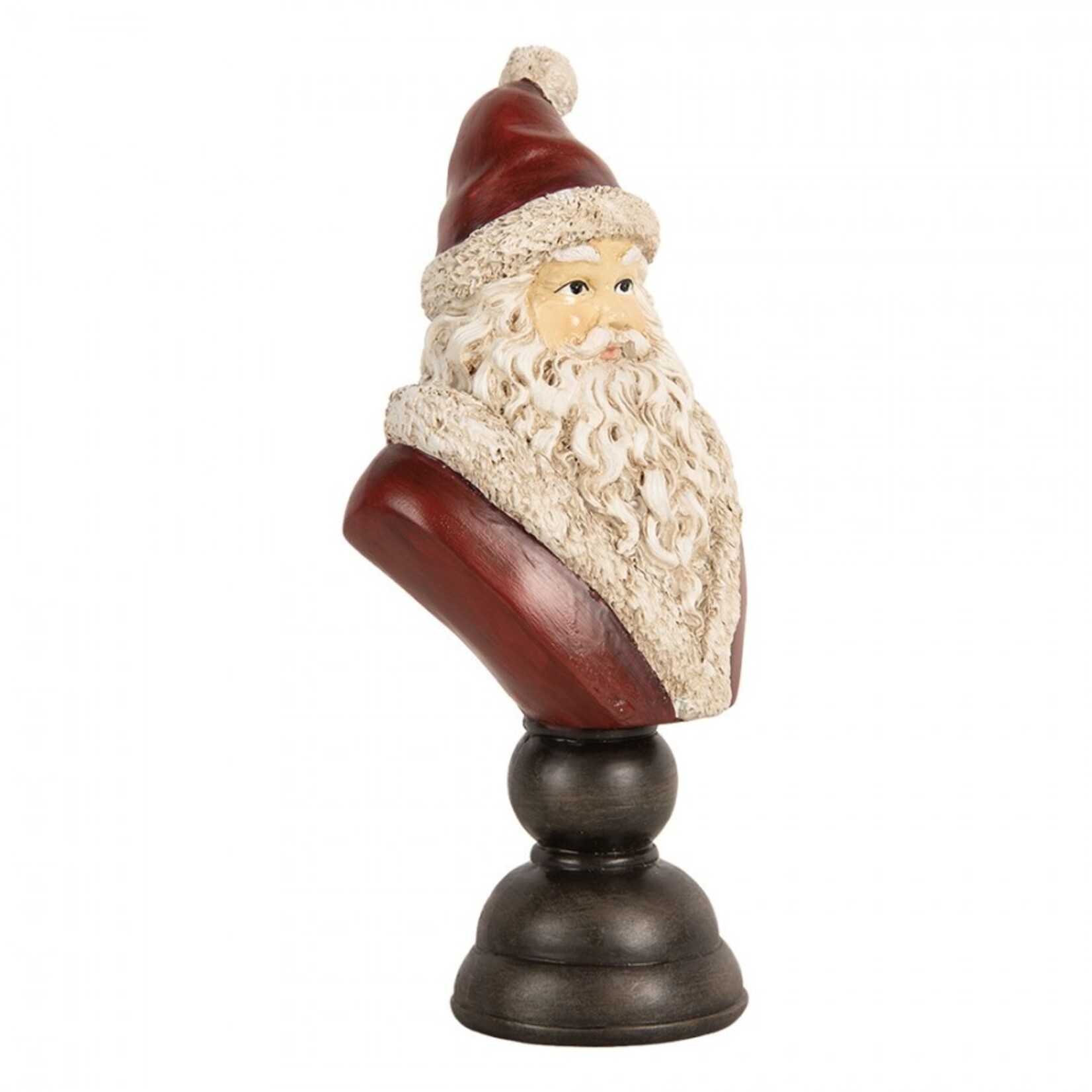 Clayre & Eef DECORATIE BUSTE KERSTMAN 6PR5673