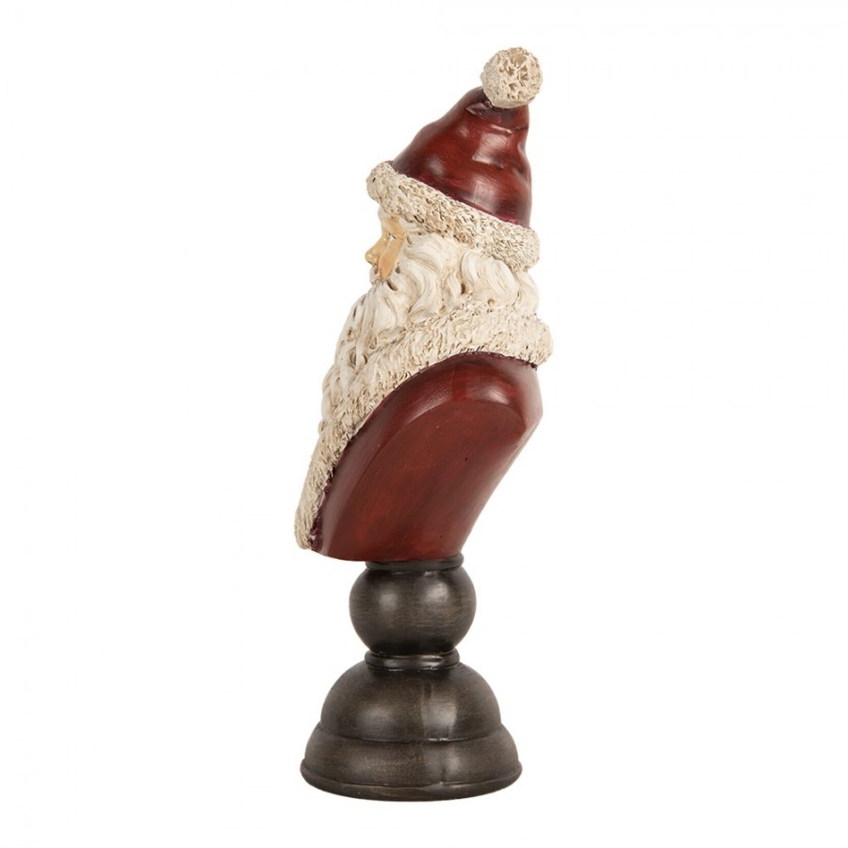 Clayre & Eef DECORATIE BUSTE KERSTMAN 6PR5673