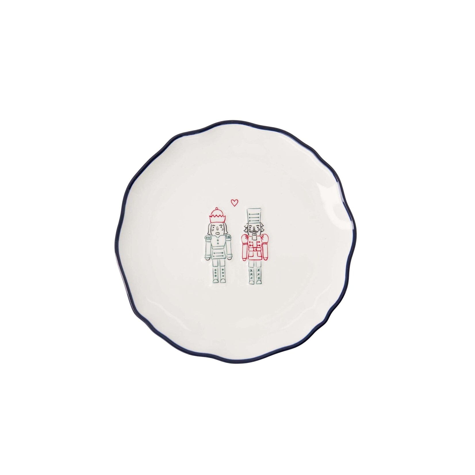 ZUSSS SERVEERSCHAAL NOTENKRAKER WIT/DONKERBLAUW