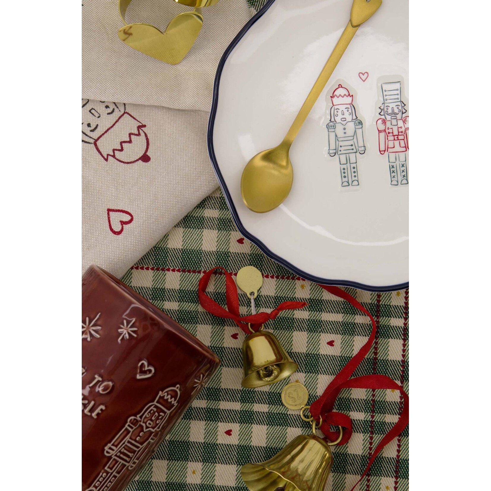 ZUSSS SERVEERSCHAAL NOTENKRAKER WIT/DONKERBLAUW