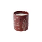 ZUSSS GEURKAARS KERAMIEK TIME TO SPARKLE DONKERROOD