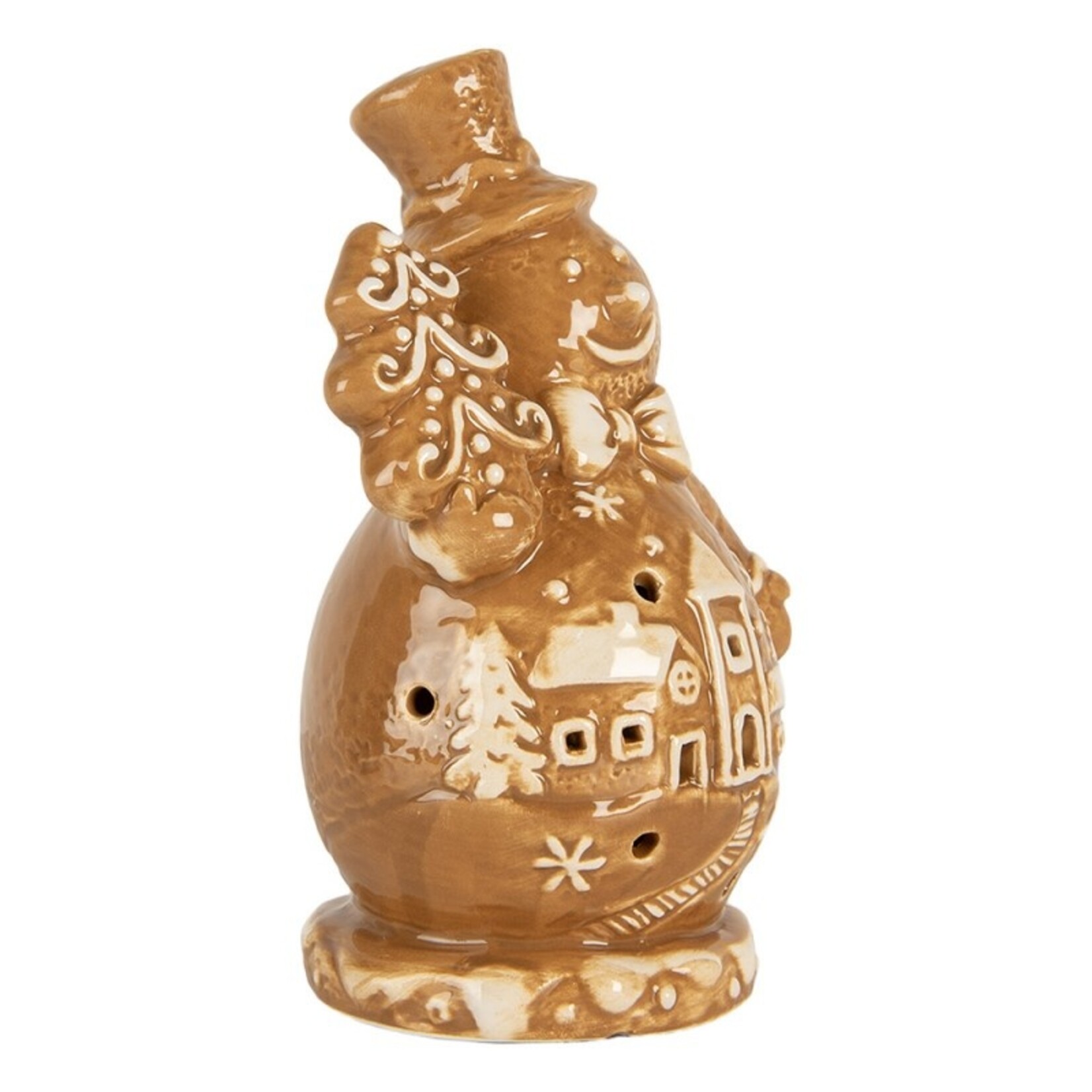 Clayre & Eef DECORATIE SNEEUWMAN 6CE2348 11X8X16CM