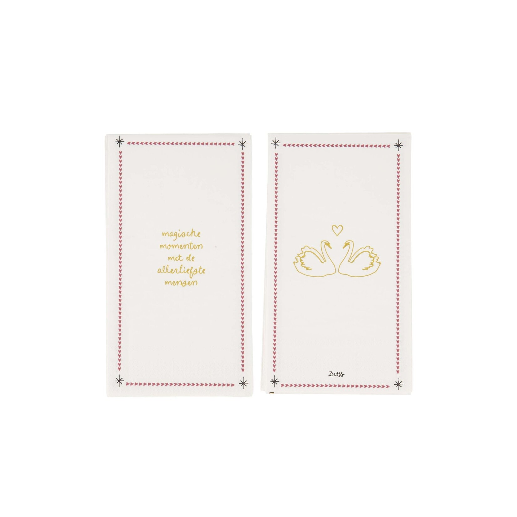 ZUSSS SERVETTEN RECHTHOEK MAGISCHE MOMENTEN