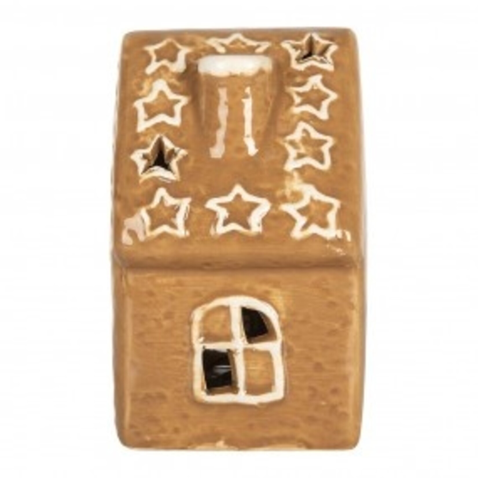 Clayre & Eef DECORATIE HUISJE MET LED 6CE2355