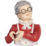 Clayre & Eef KERSTVROUW decoratie beeld