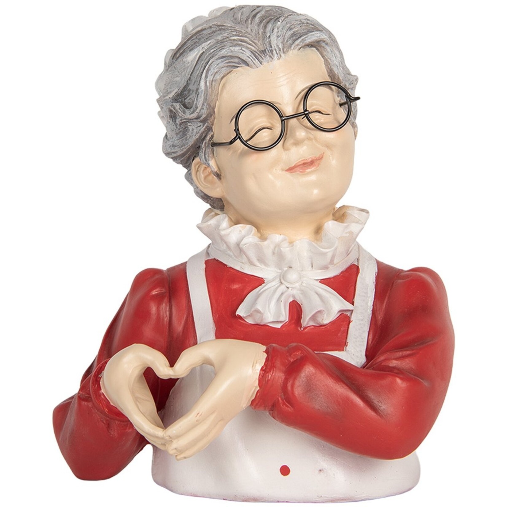 Clayre & Eef KERSTVROUW decoratie beeld