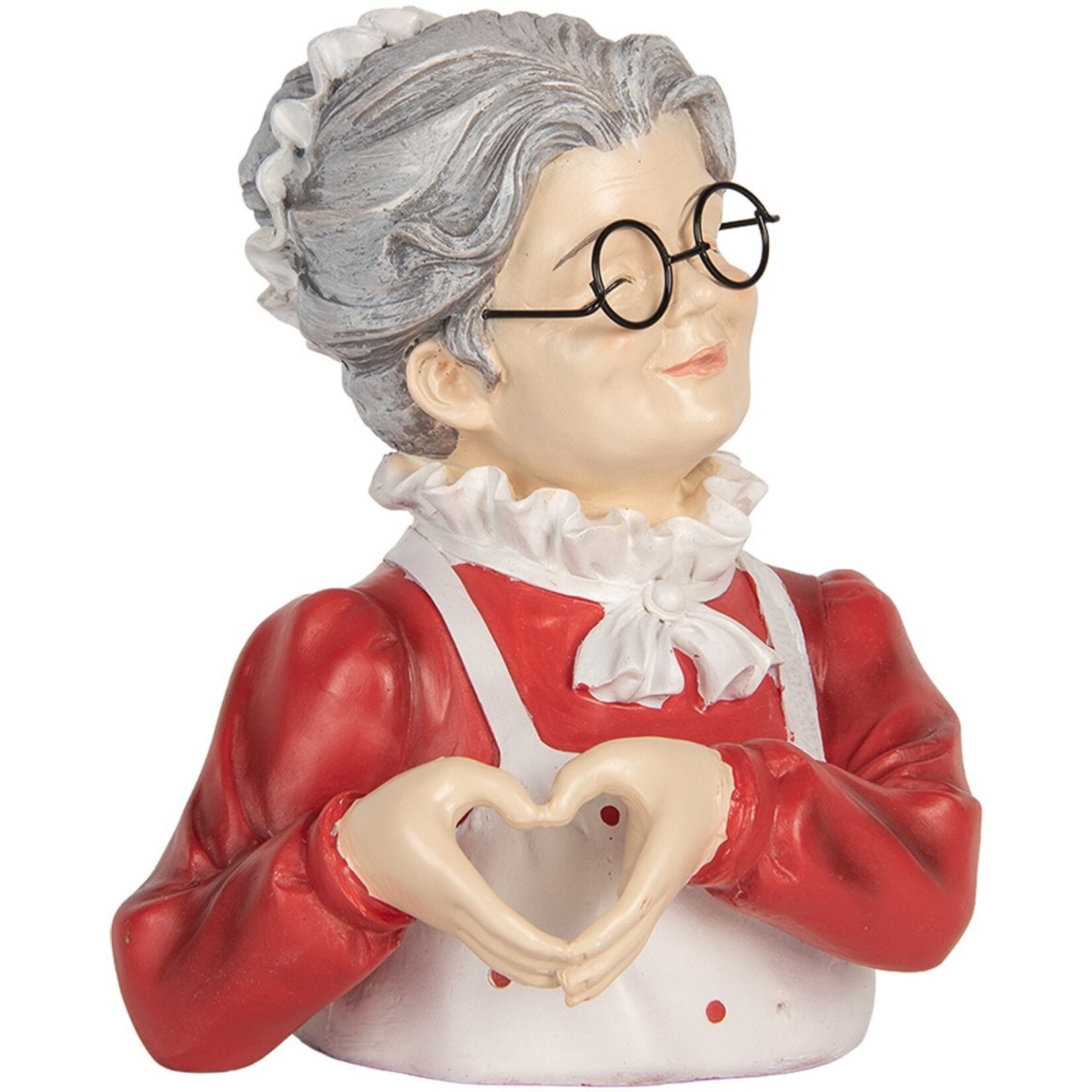 Clayre & Eef KERSTVROUW decoratie beeld