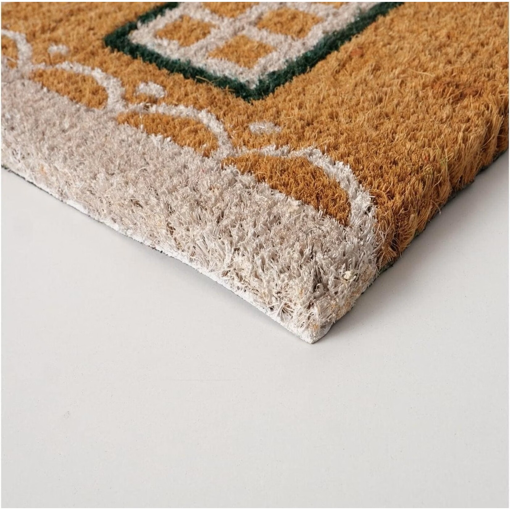 VOETMAT JULEHUS L 60CM KOKOS KERSTMIS