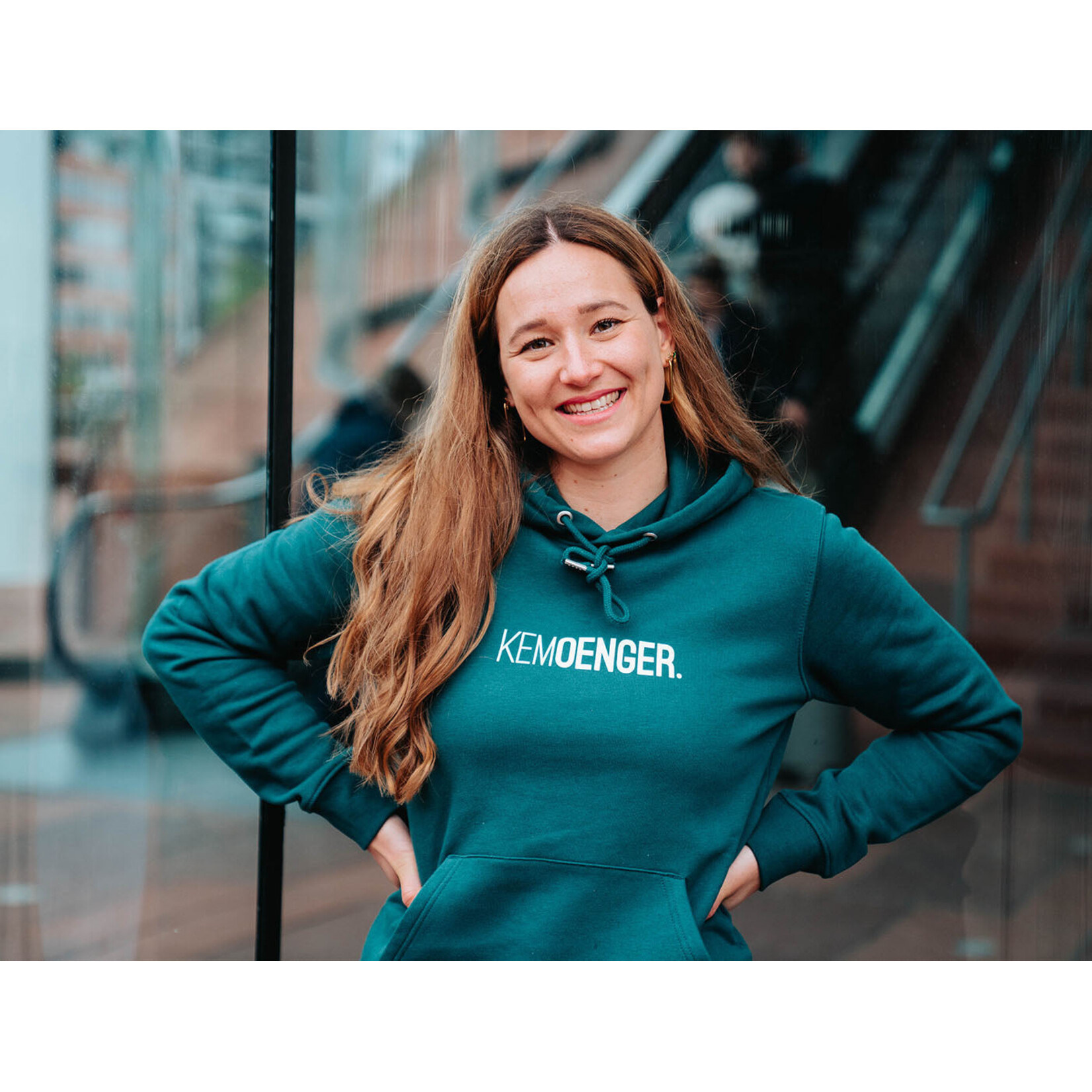 KLEIR HOODIE KEMOENGER GROEN L