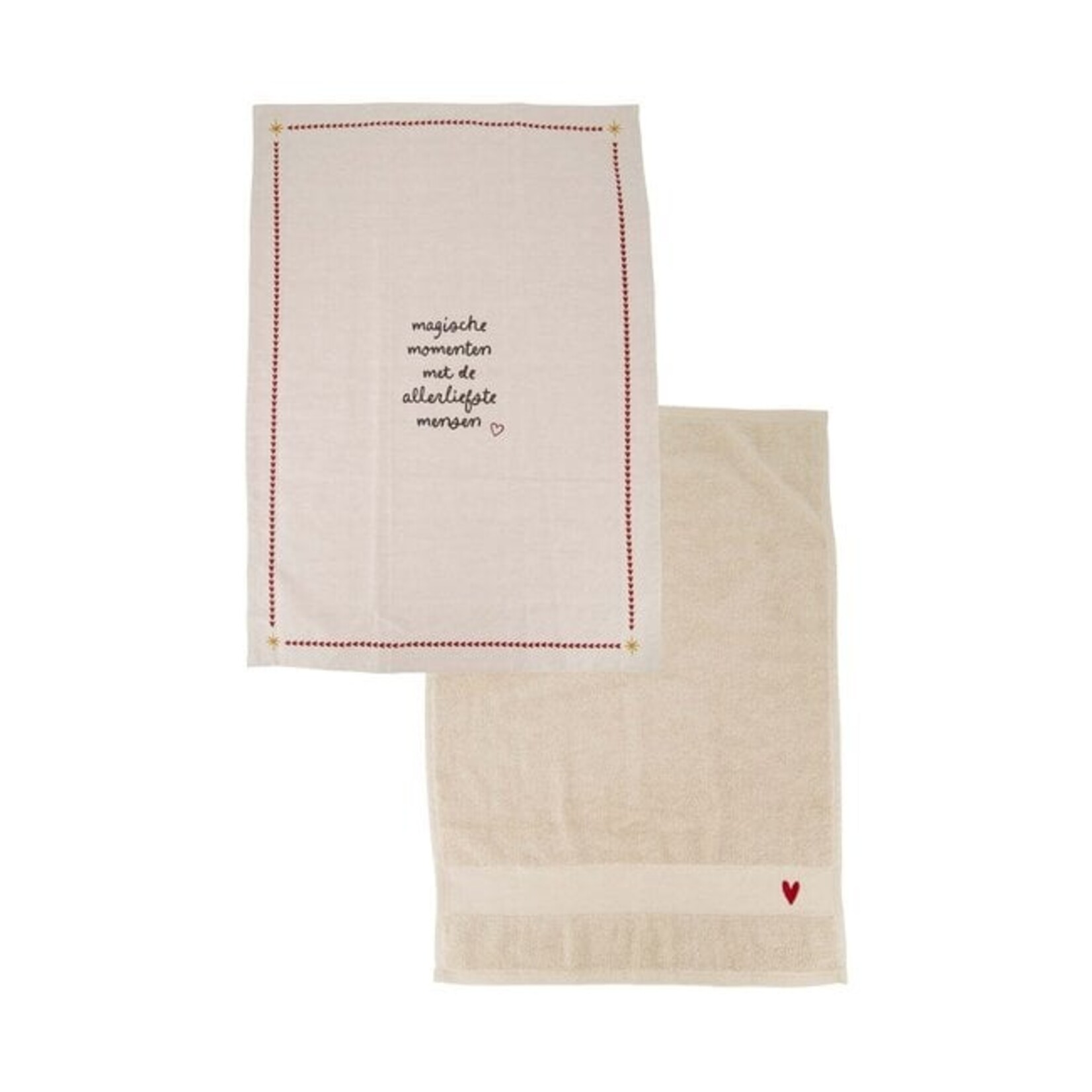 ZUSSS KEUKENSET MAGISCHE MOMENTEN WIT/DONKERROOD