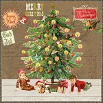 ambiente europe SERVET 33 UNDER THE X-MAS TREE BROWN