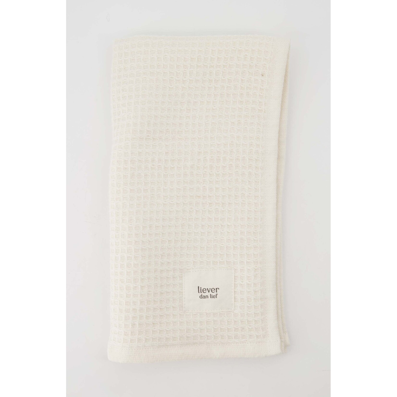 ZUSSS GASTENDOEKJE LIEVER DAN LIEF OFF WHITE