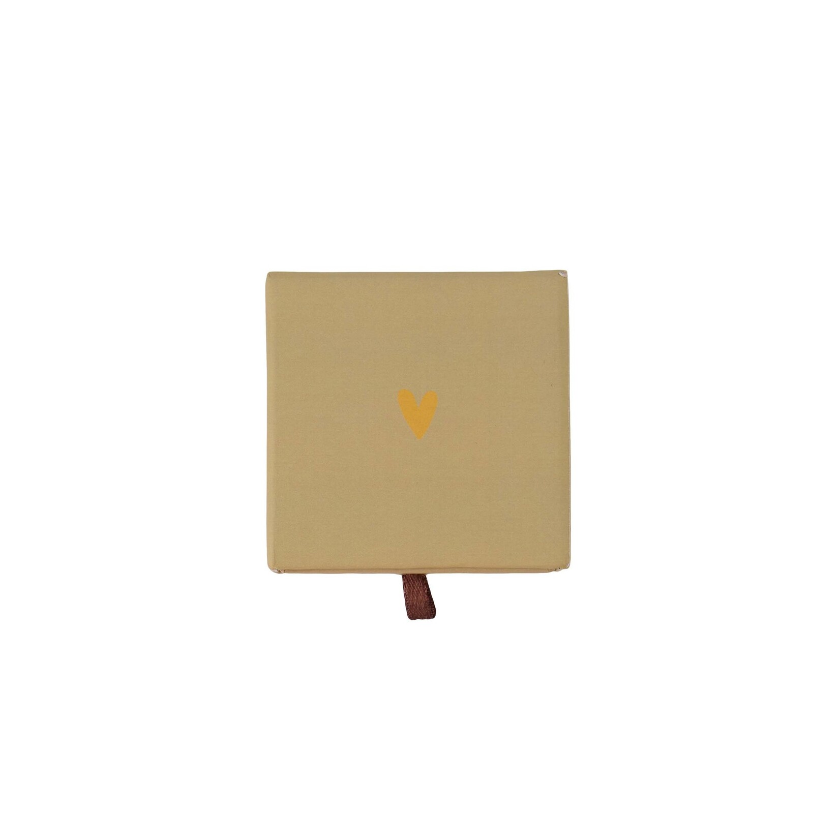 ZUSSS KETTING HARTJE IN SCHUIFDOOSJE DE ALLERLIEFSTE ZAND