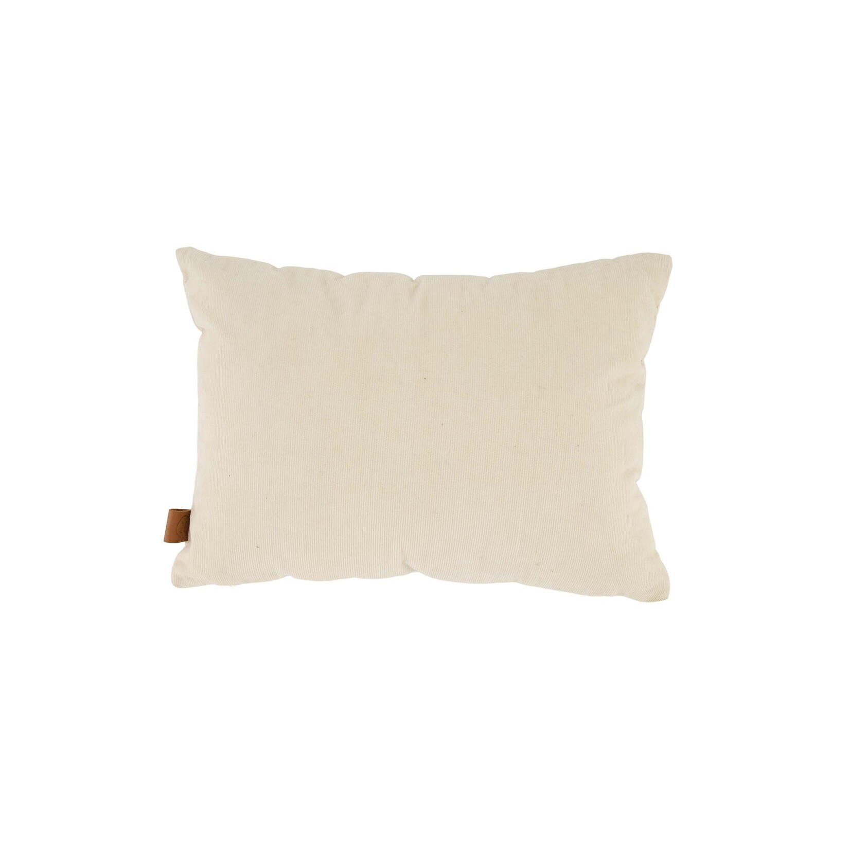 ZUSSS KUSSEN CORDUROY 35X25CM ZAND/ANTRACIETGRIJS