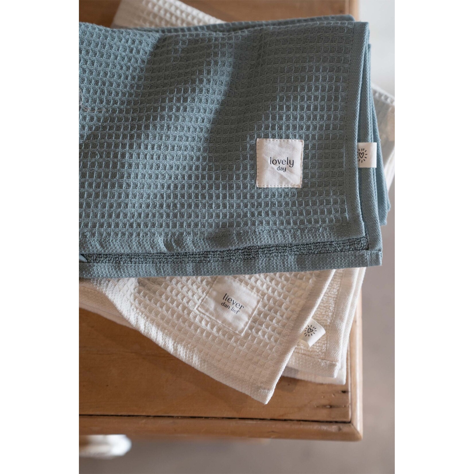 ZUSSS GASTENDOEKJE LOVELY DAY GRIJSBLAUW