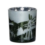 MARS & MORE THEELICHTHOUDER SKI'S GREEN 8CM