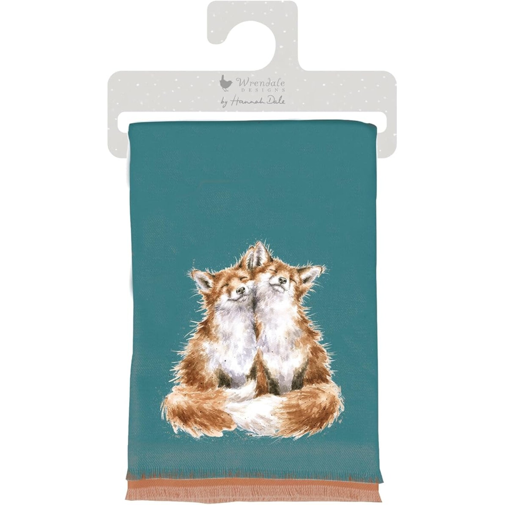 Wrendale WINTER SJAAL VOS CONTENTMENT