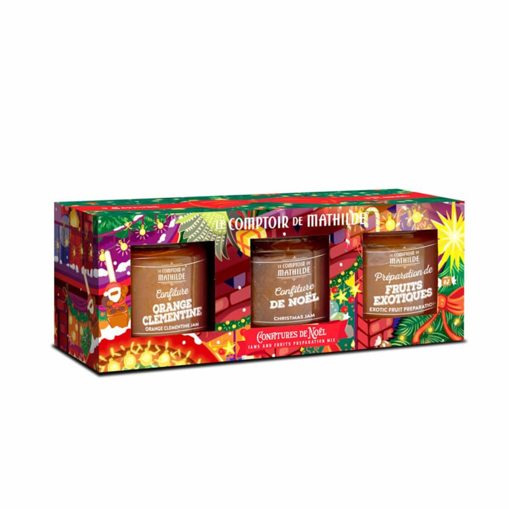 Le Comptoir de Mathilde Cadeauset met 3 Kerstconfitu­ren