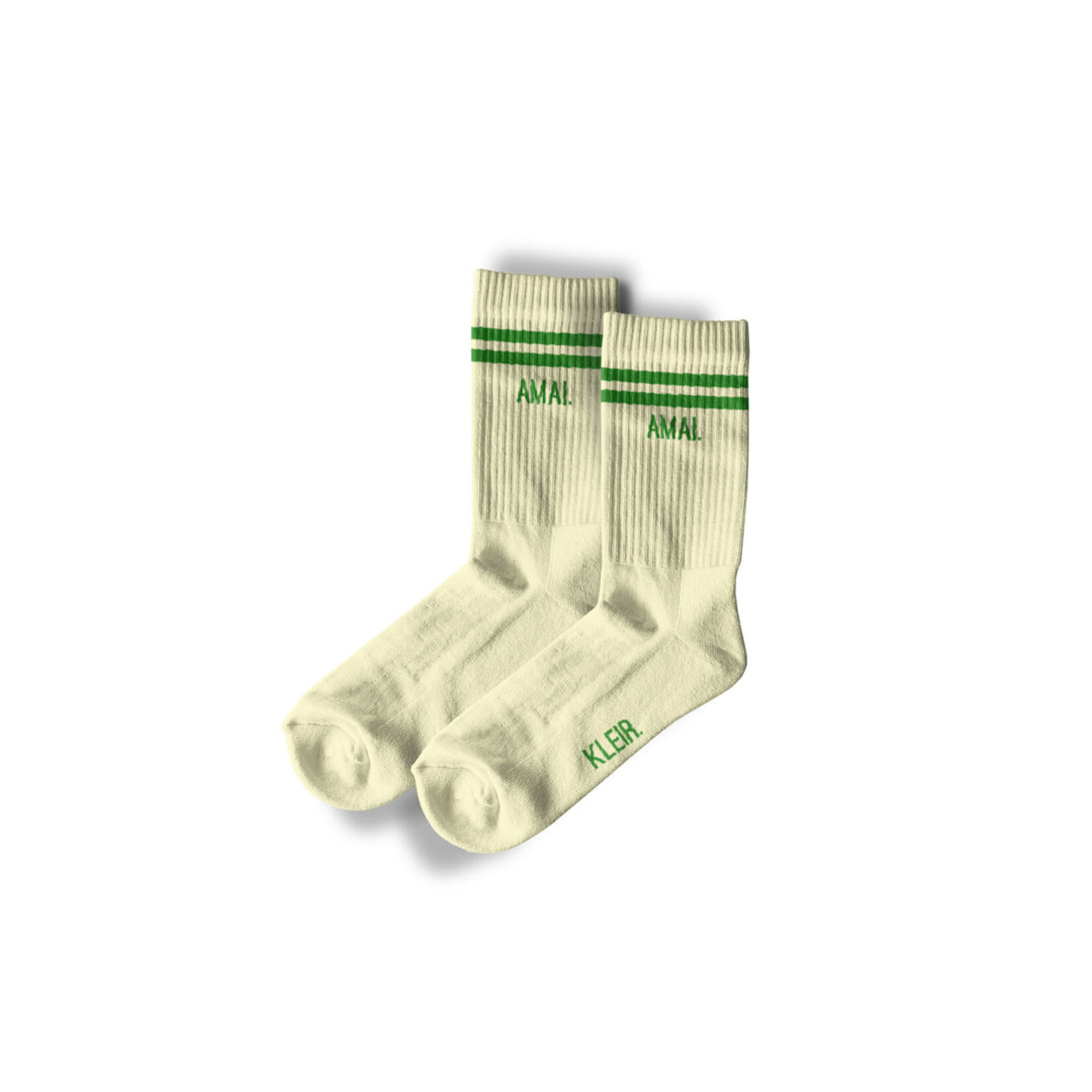 KLEIR SOKKEN AMAI 43-46 WIT/GROEN