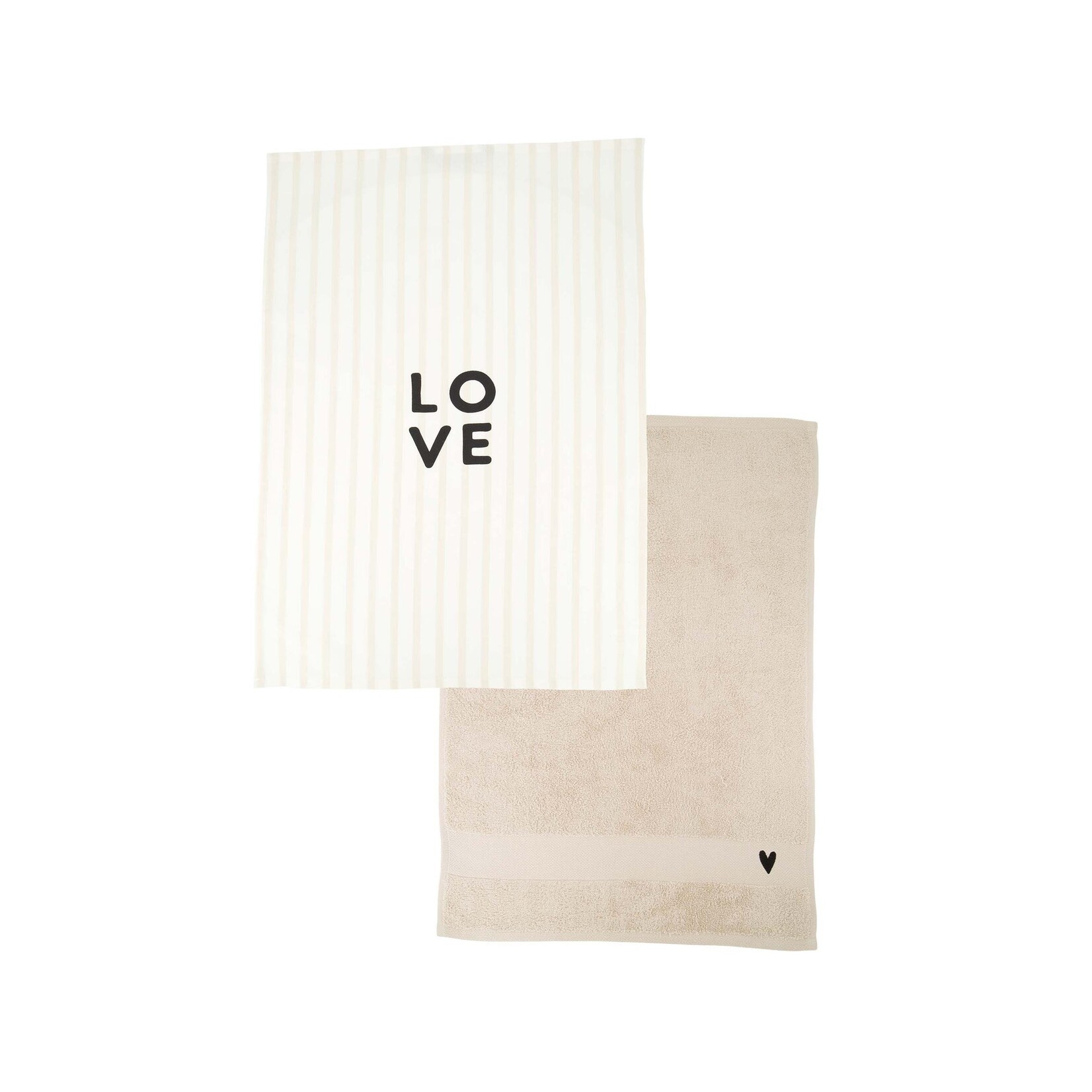 ZUSSS KEUKENSET STREEP LOVE HARTJE