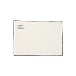 ZUSSS SET VAN 2 PLACEMATS HAPPY MOMENTS BLAUW