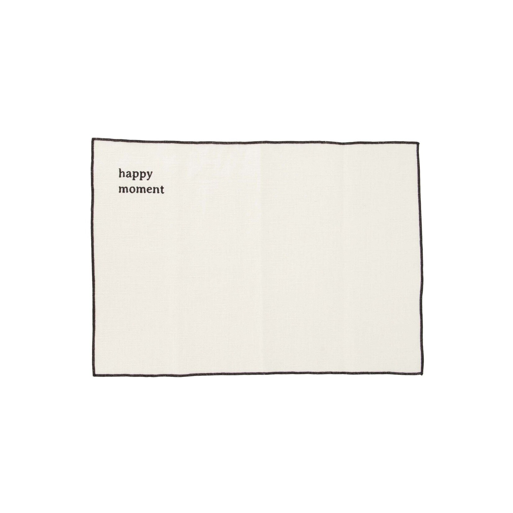 ZUSSS SET VAN 2 PLACEMATS HAPPY MOMENTS BLAUW