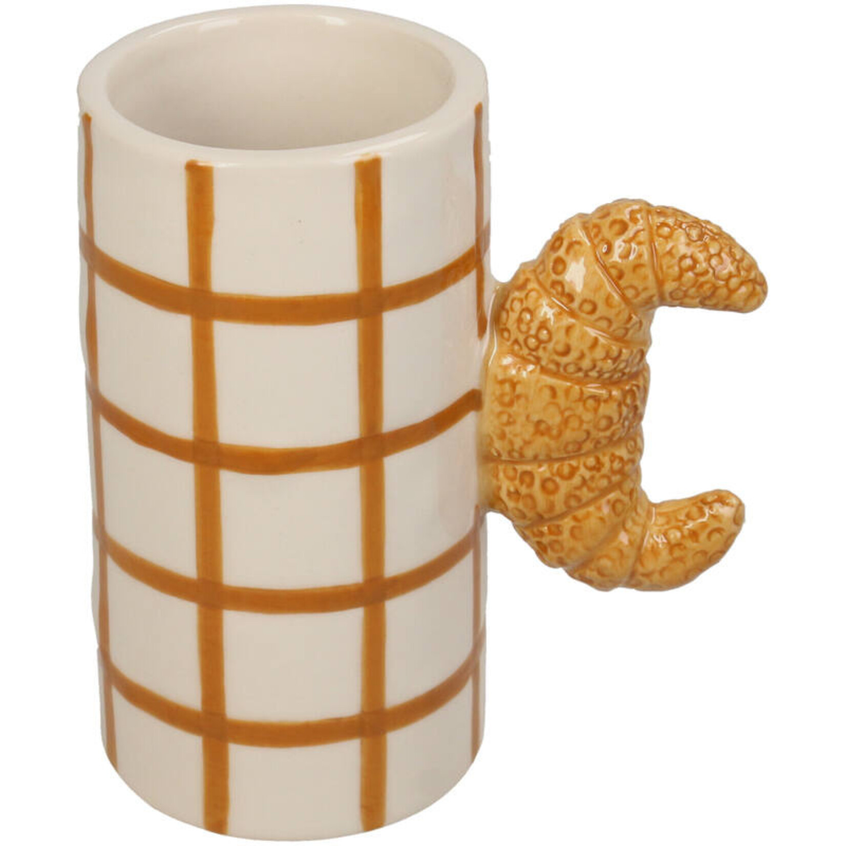 VAAS CROISSANT STONEWARE BROWN 10,5CM