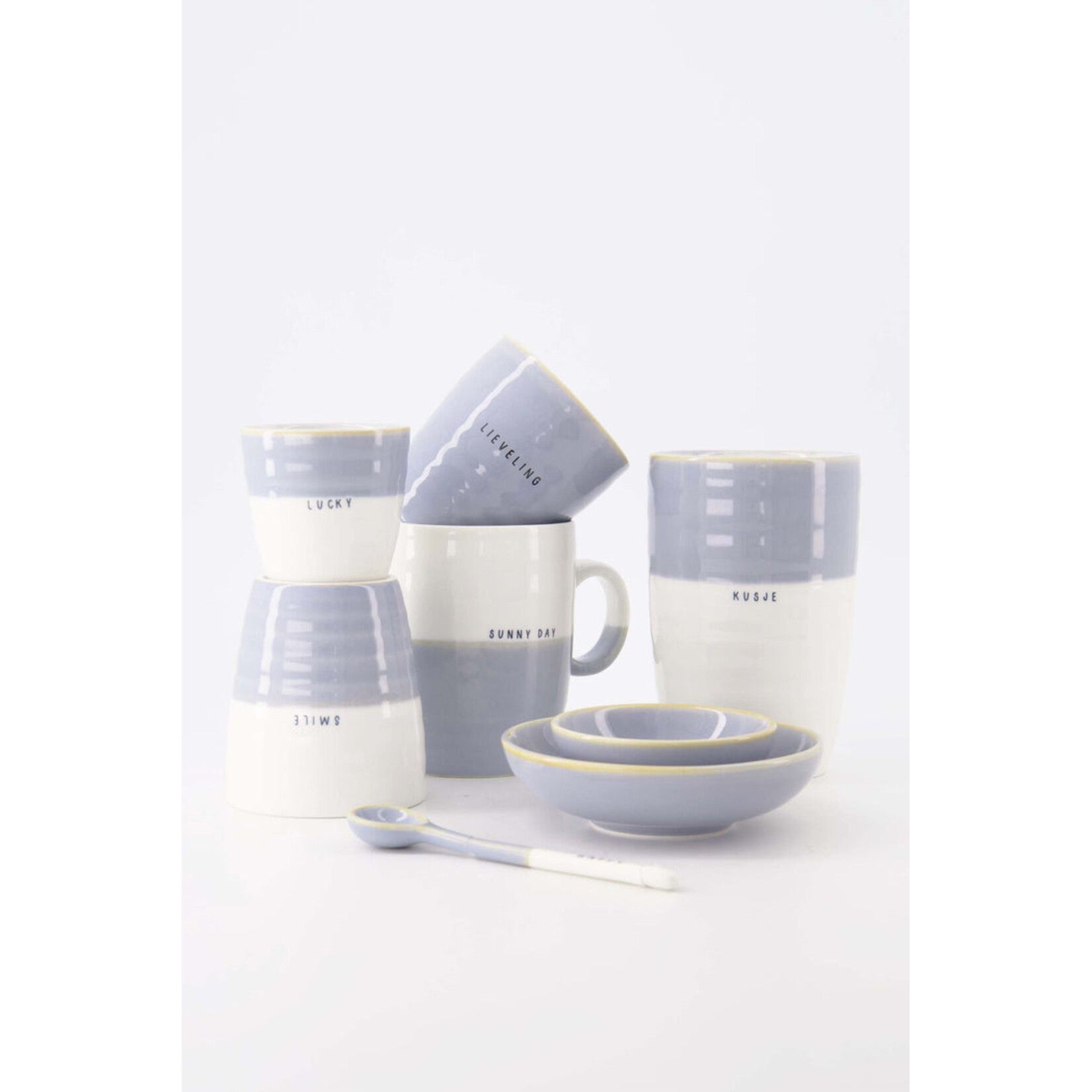 ZUSSS THEEMOK SUNNY DAY WIT/LICHT BLAUW