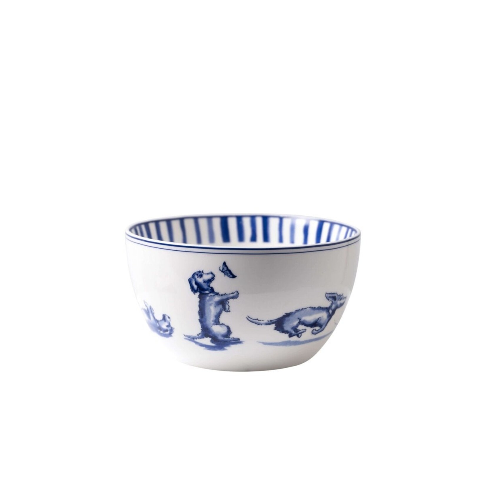 HEINEN DELFTS BLAUW YOGHURTSCHAALTJE TECKEL NHAAN 12CM