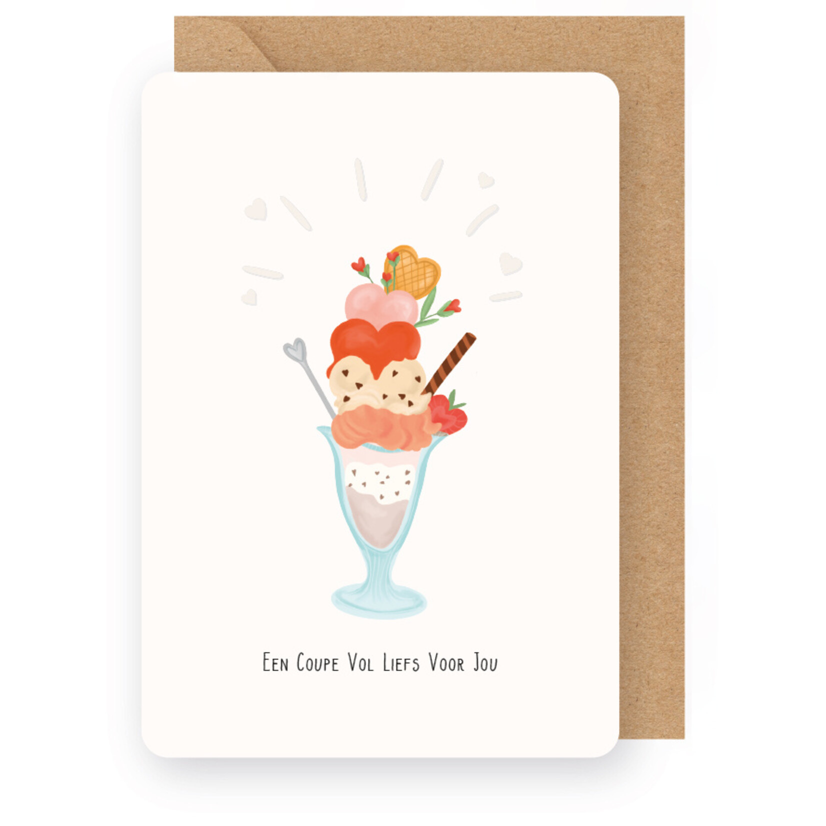 Enfant Terrible WENSKAART -  EEN COUPE VOL LIEFS VOOR JOU