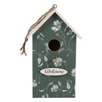 Clayre & Eef VOGELHUIS GROEN BLOEMEN