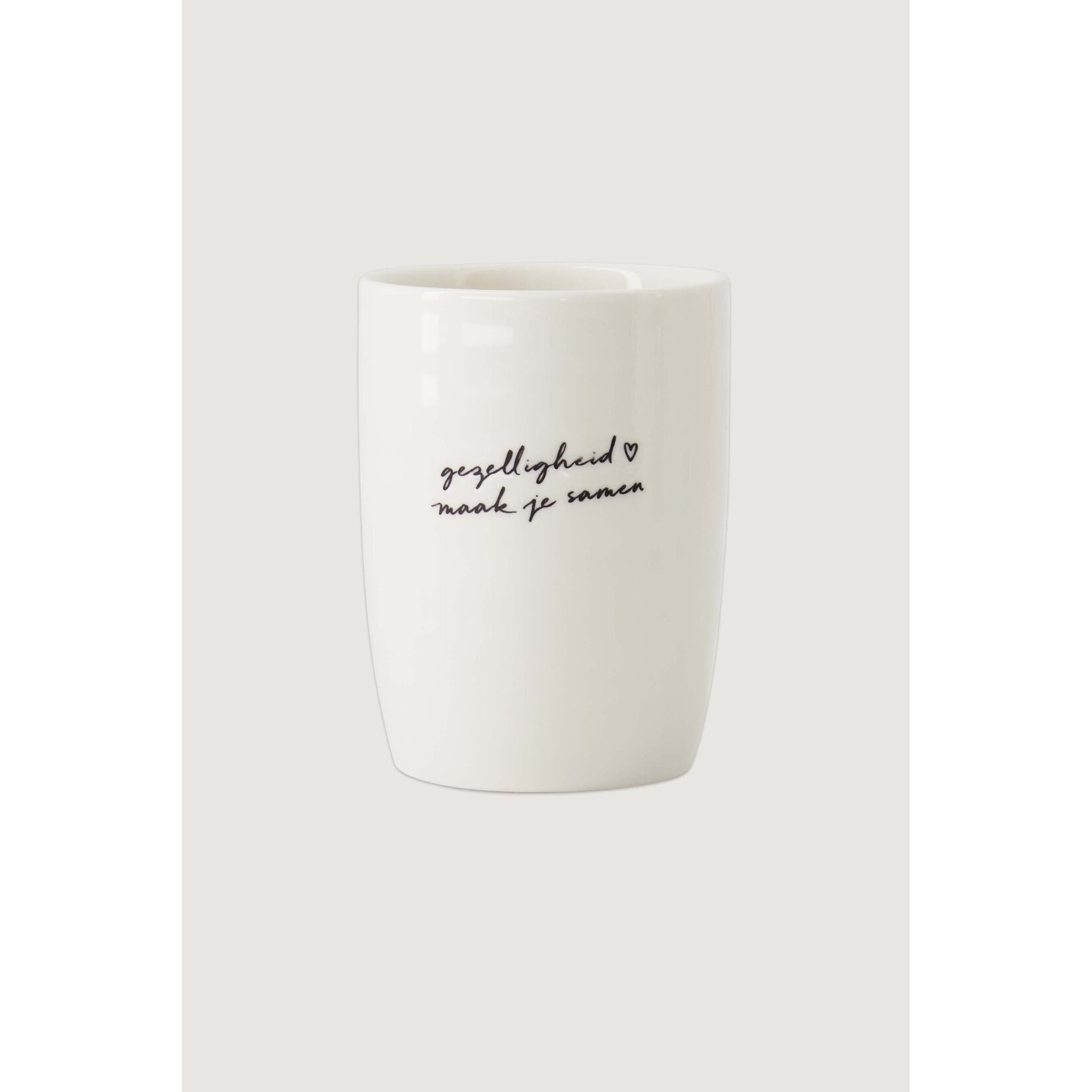 ZUSSS KOFFIEMOK GEZELLIGHEID WIT/ZWART