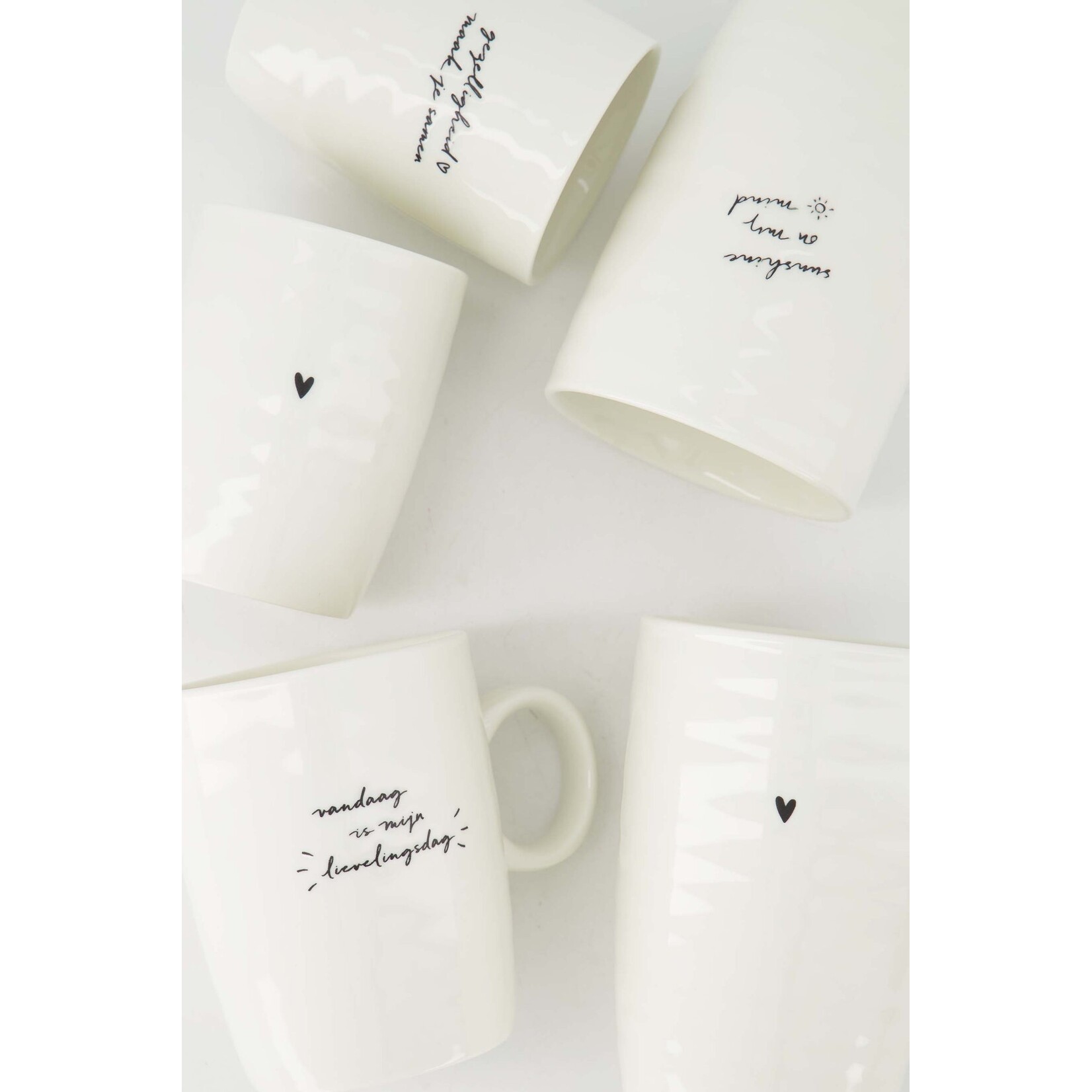 ZUSSS KOFFIEMOK GEZELLIGHEID WIT/ZWART