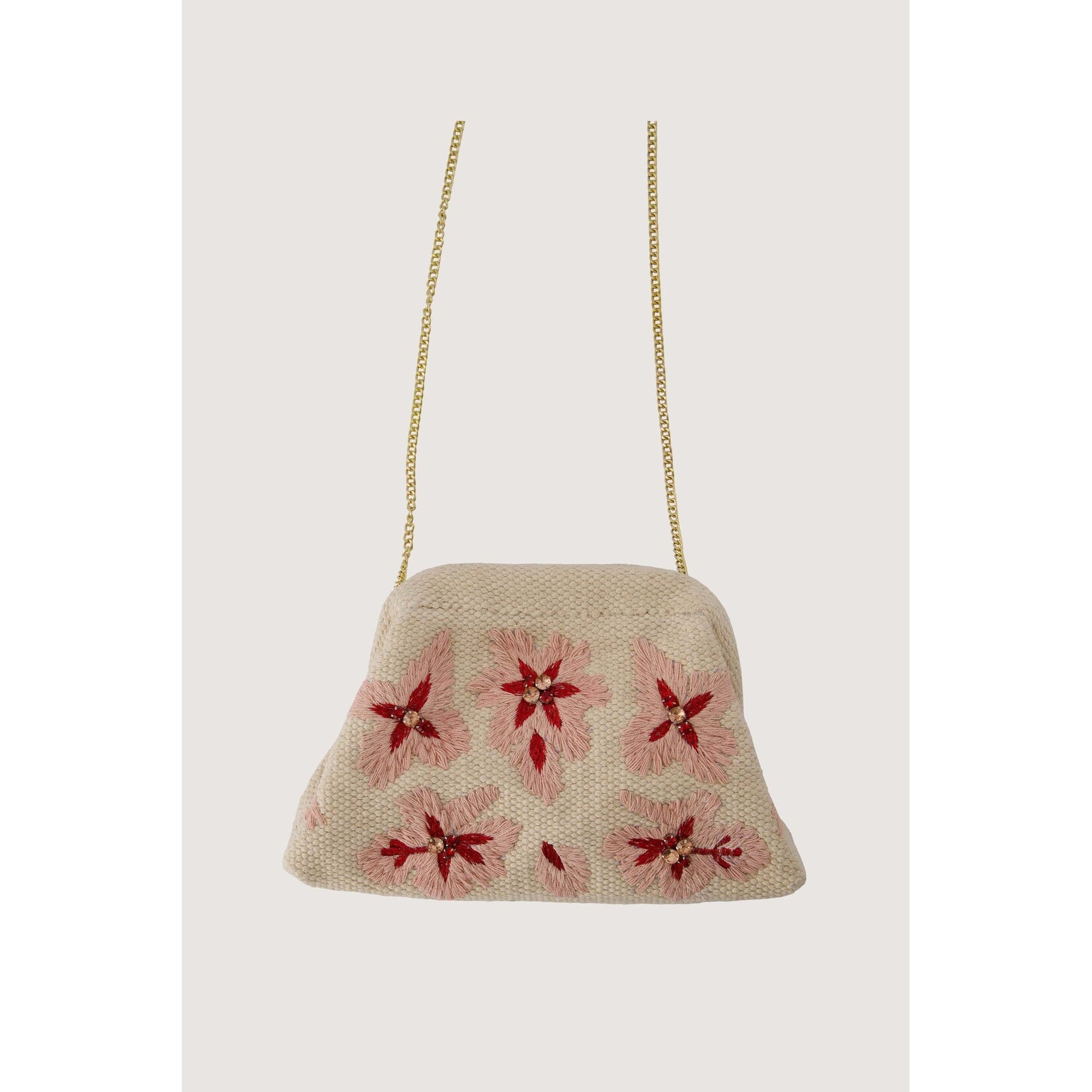 ZUSSS GEBORDUURD BLOEM TASJE