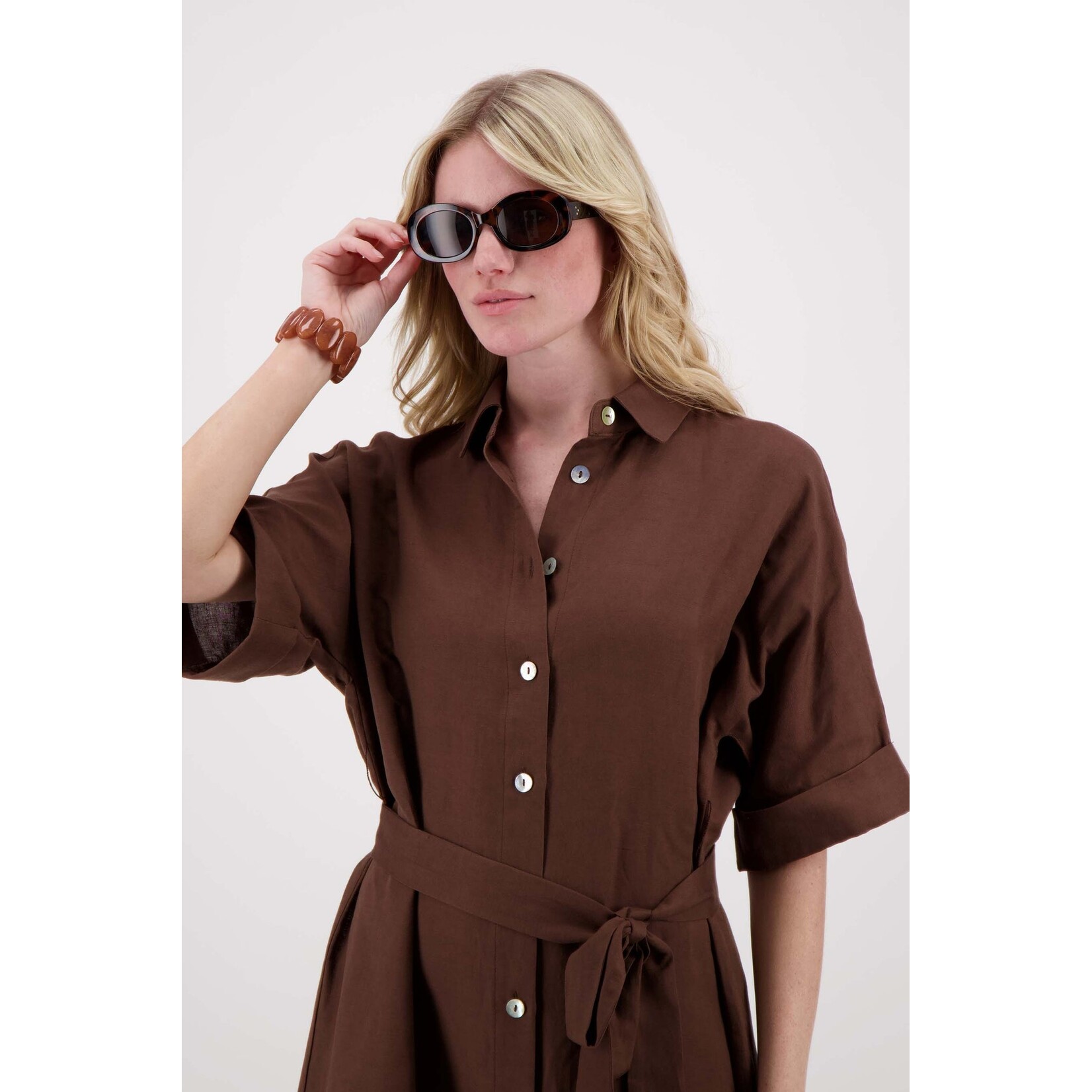 ZUSSS OVALEN ZONNEBRIL MET PANTER PRINT INCL KOKER