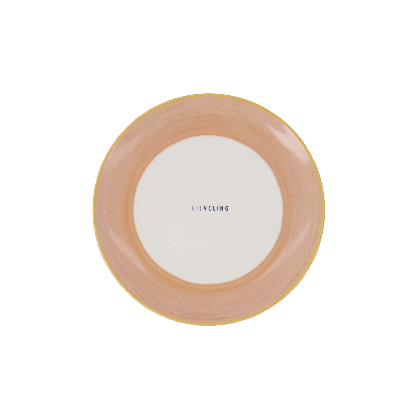 ZUSSS ONTBIJTBORDJE LIEVELING WIT/ LICHTROZE