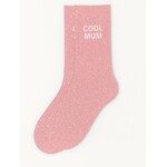 WOOM Glittersokken "Cool Mum" - roze